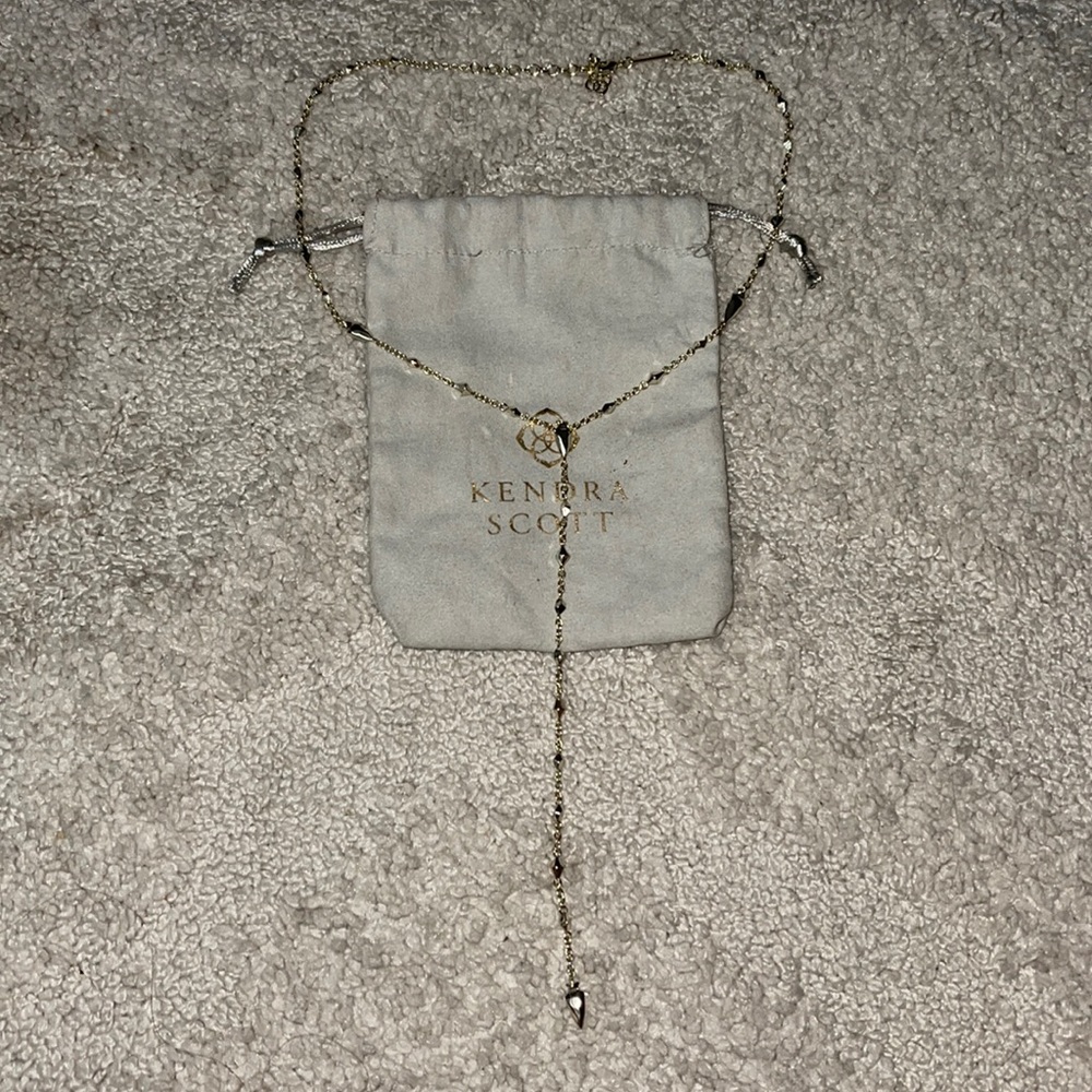 Kendra Scott arrowhead Y necklace